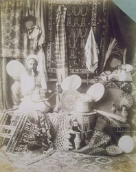 Bazar al Cairo, Egitto, c.1878